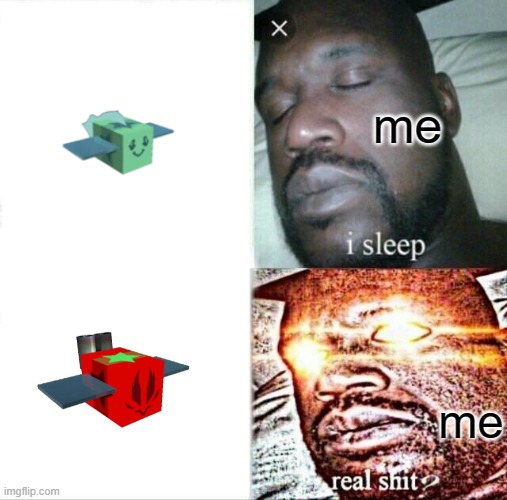 Sleeping Shaq | me; me | image tagged in memes,sleeping shaq | made w/ Imgflip meme maker
