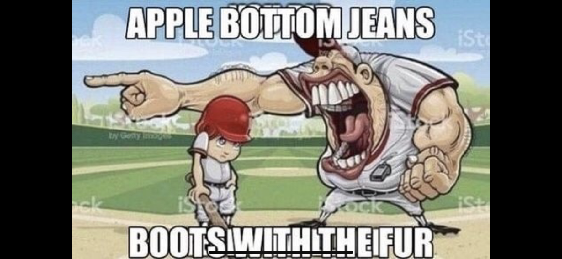 Apple Bottom Jeans Blank Meme Template