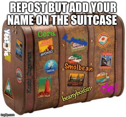 del | made w/ Imgflip meme maker