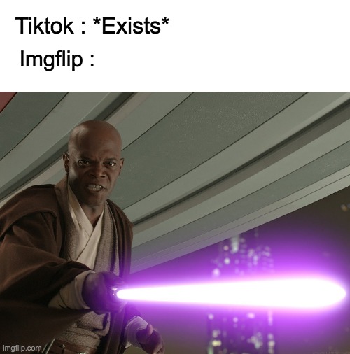 I only speak facts | Tiktok : *Exists*; Imgflip : | image tagged in he's too dangerous to be left alive,tiktok,meanwhile on imgflip,lol,memes | made w/ Imgflip meme maker