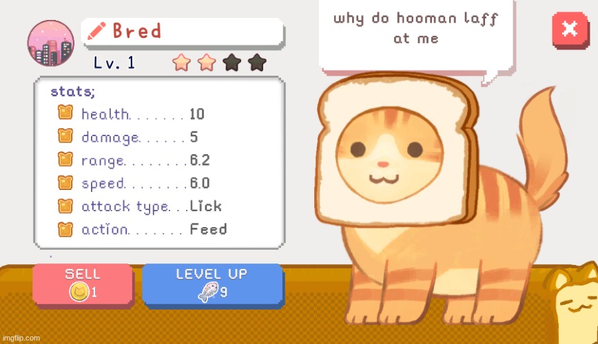 *dies in bred cat is so cute* | made w/ Imgflip meme maker