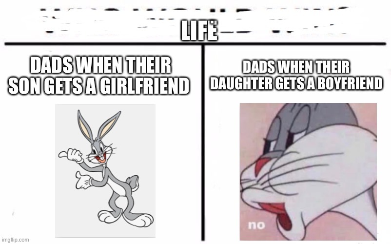 Life | . | image tagged in bugs bunny | made w/ Imgflip meme maker