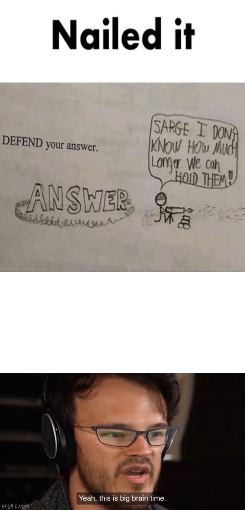 next I need to see a lawyer justifying the answer | image tagged in yeah this is big brain time,funny,smart,smart kid,big brain,laugh | made w/ Imgflip meme maker