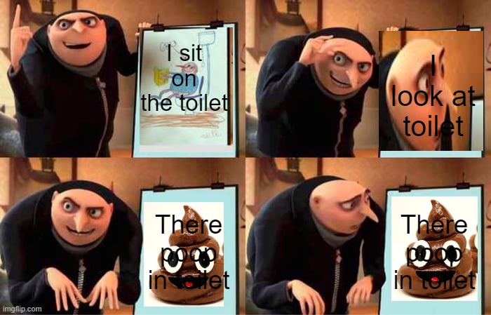 gru on the toilet meme｜TikTok Search