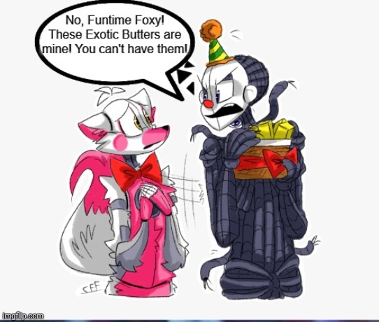 ennard likes his butter | image tagged in ennard likes his butter | made w/ Imgflip meme maker