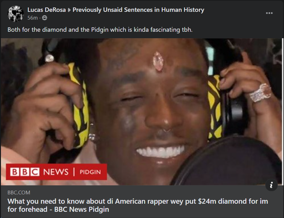 Lil Uzi Vert diamond Blank Meme Template