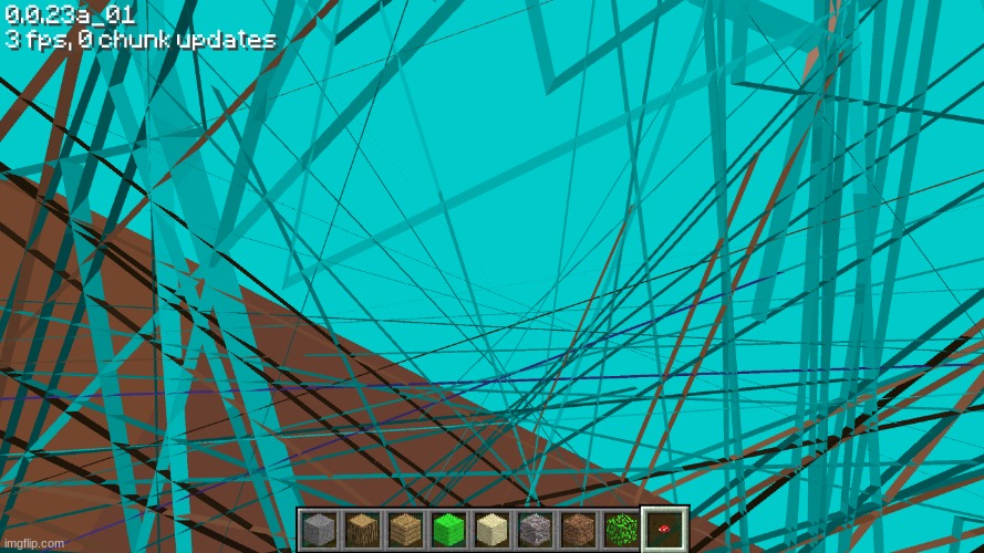 Minecraft but it's literally 3 FPS | made w/ Imgflip meme maker