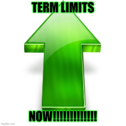 Upvote | TERM LIMITS NOW!!!!!!!!!!!!! | image tagged in upvote | made w/ Imgflip meme maker