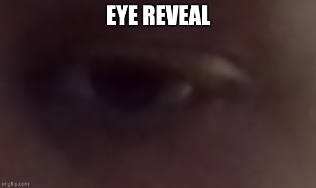 EYE REVEAL | made w/ Imgflip meme maker