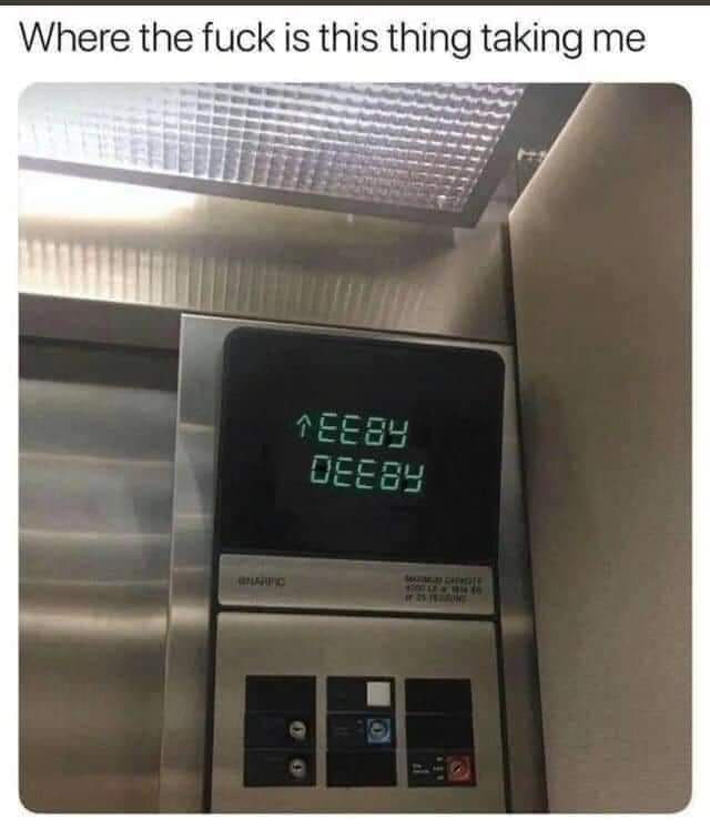 Elevator eeby deeby Blank Meme Template