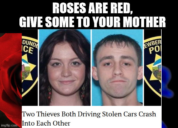 ROSES ARE RED, GIVE SOME TO YOUR MOTHER | image tagged in roses are red violets are blue,memes,thieves,grand theft auto | made w/ Imgflip meme maker