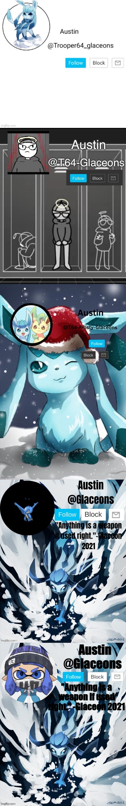 image tagged in glaceon announcement,glaceon announcement template 2,xmas,glaceons,inkling glaceon 2 | made w/ Imgflip meme maker