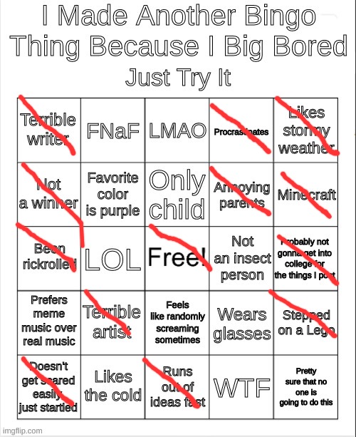 well i got a bingo | made w/ Imgflip meme maker