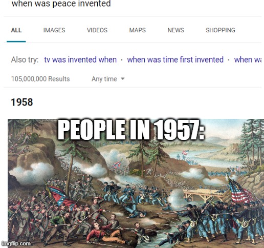 PEOPLE IN 1957: | image tagged in blank white template | made w/ Imgflip meme maker