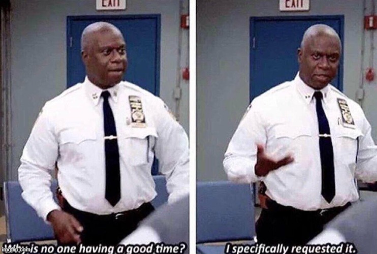 Link in the comments... | image tagged in why is no one having a good time | made w/ Imgflip meme maker