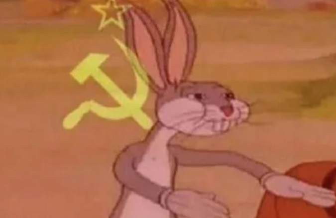 Bugs Bunny Communist Blank Meme Template