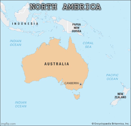 NORTH AMERICA | made w/ Imgflip meme maker