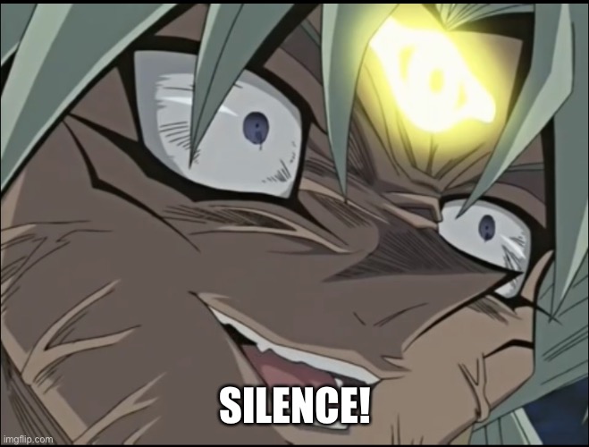 Melvin “SILENCE!” | SILENCE! | image tagged in melvin silence | made w/ Imgflip meme maker