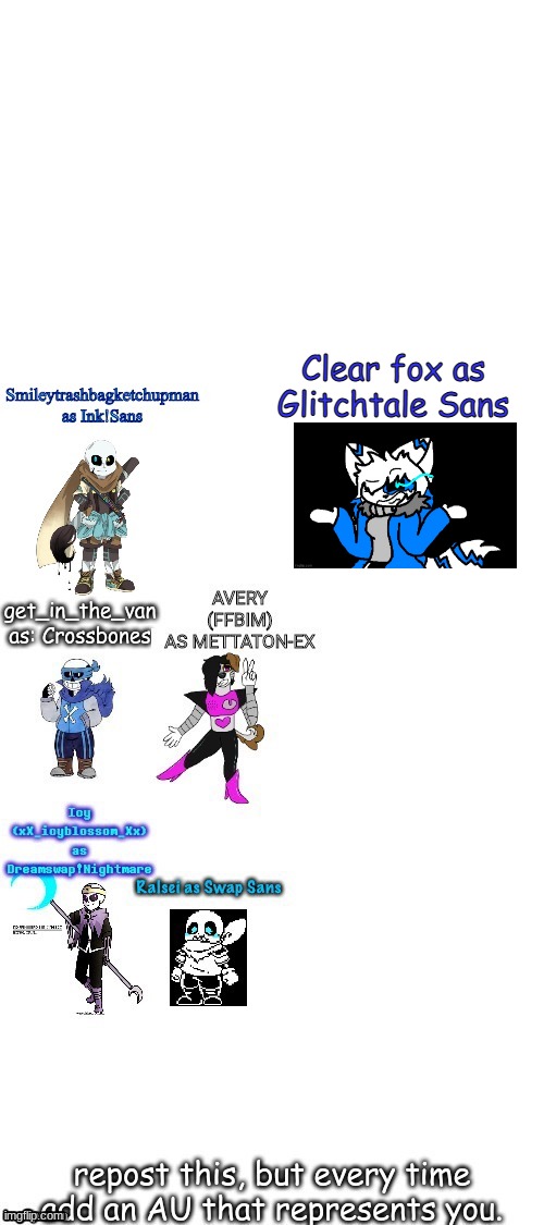 It is the best AU YOU WILL NOT CHANGE MY MIND- | Clear fox as Glitchtale Sans | made w/ Imgflip meme maker