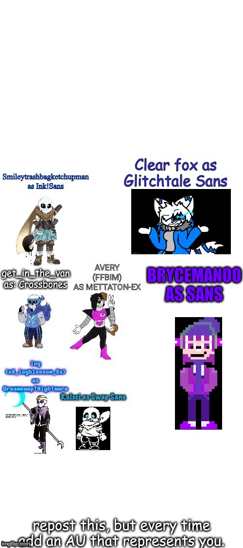 BRYCEMANOO AS SANS | made w/ Imgflip meme maker