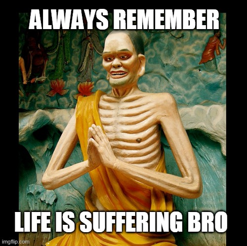 life is suffering bro | ALWAYS REMEMBER; LIFE IS SUFFERING BRO | image tagged in life is suffering bro | made w/ Imgflip meme maker