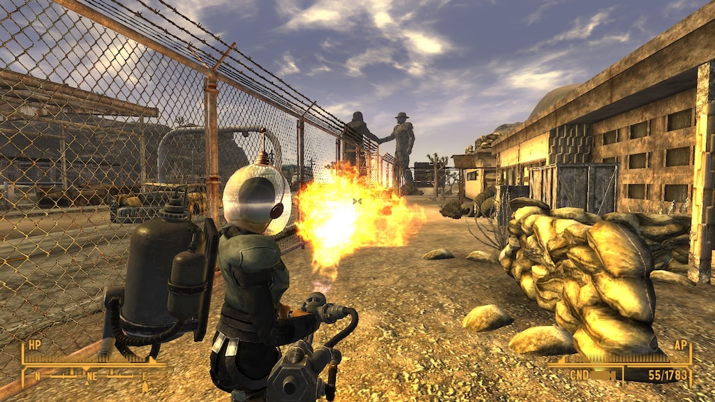 Fallout: New Vegas Flamethrower Blank Meme Template