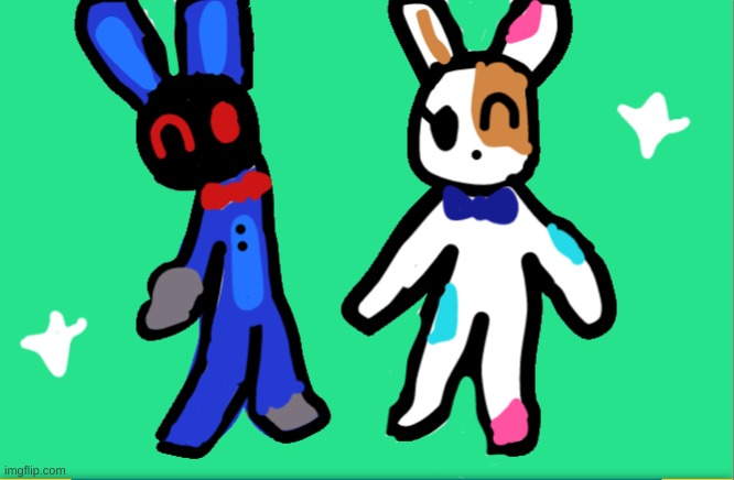 Me and Vanny! (this took so long to make TwT) | image tagged in fnaf | made w/ Imgflip meme maker