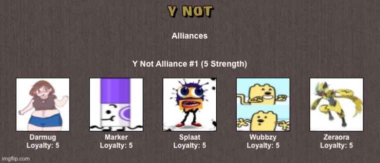 the alliance | made w/ Imgflip meme maker