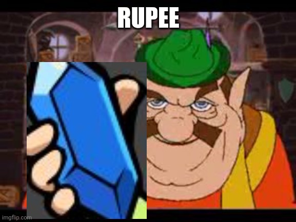 Morshu | RUPEE | image tagged in morshu | made w/ Imgflip meme maker