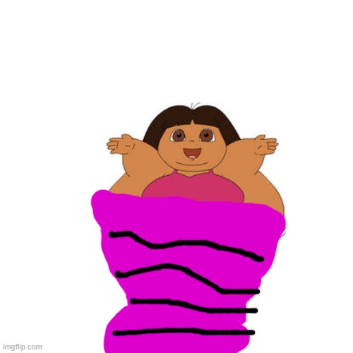 fat dora mermaid | image tagged in fat,memes,crappy memes | made w/ Imgflip meme maker
