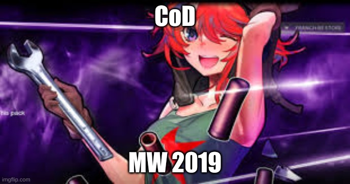 Anime CoD Guns | CoD MW 2019 | image tagged in anime cod guns | made w/ Imgflip meme maker