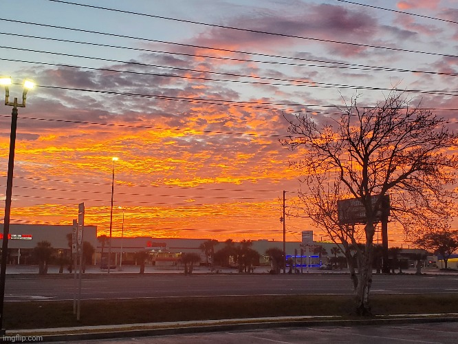 Sunrise 2-6-21 | image tagged in florida,sunrise | made w/ Imgflip meme maker