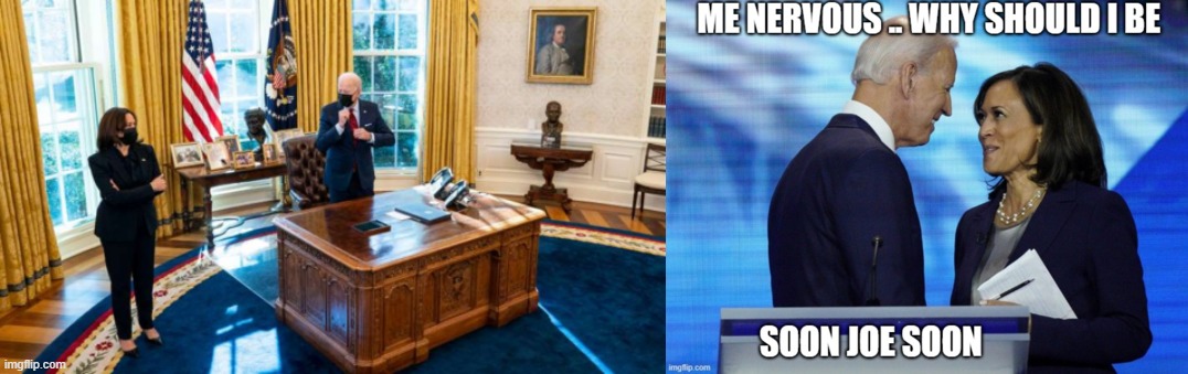 DARK WINTER | image tagged in kamala harris | made w/ Imgflip meme maker