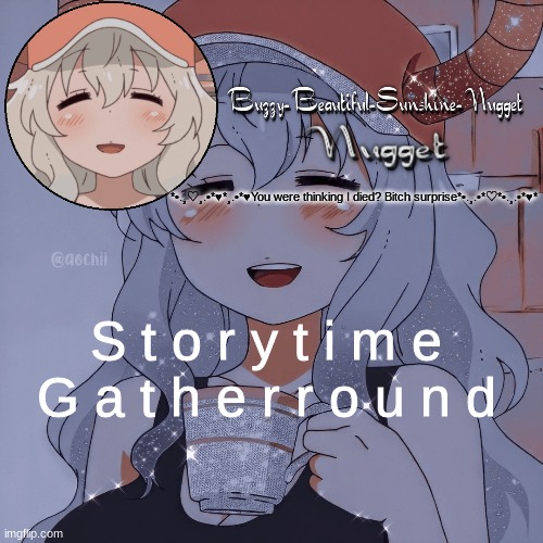 This is the one when mai friend was gonna make out/french kiss my older brother | S t o r y t i m e
G a t h e r r o u n d | image tagged in lucoa temp | made w/ Imgflip meme maker