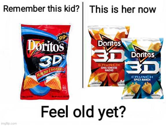 oh look, some food that i never heard of came back.. | image tagged in feel old yet | made w/ Imgflip meme maker