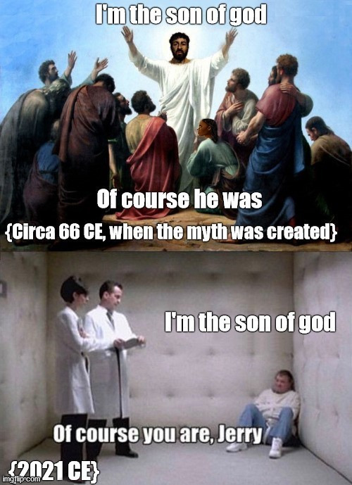 Jesus myth | image tagged in jesus | made w/ Imgflip meme maker