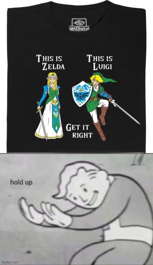 Wait, that’s not right! | image tagged in fallout hold up,memes,legend of zelda | made w/ Imgflip meme maker