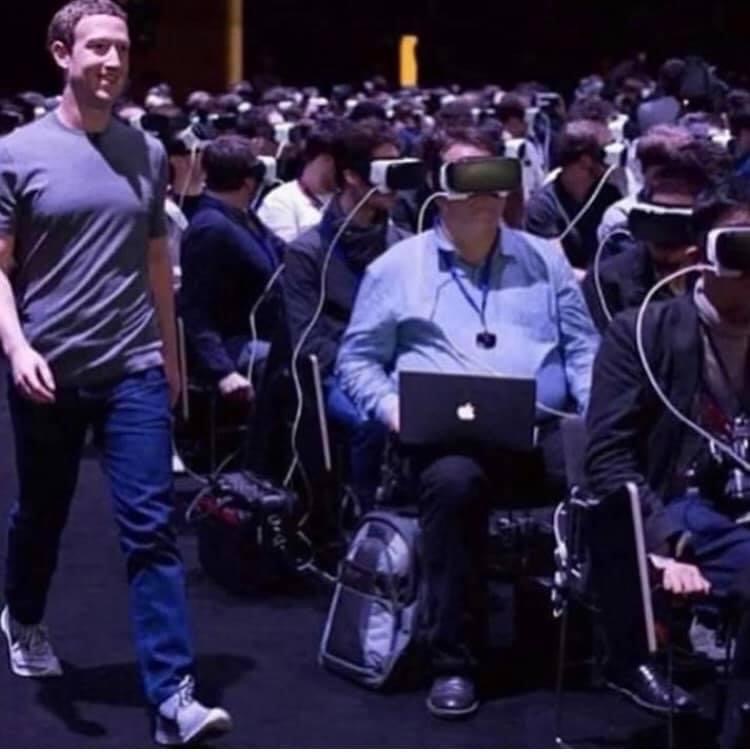 High Quality Mark Zuckerberg walk Blank Meme Template