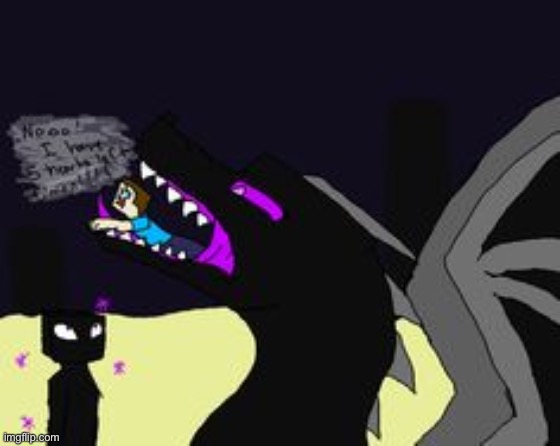 Ender dragon vore | image tagged in ender dragon vore | made w/ Imgflip meme maker
