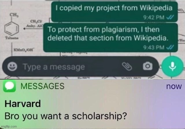 Yeah, this is some big brain time | image tagged in harvard scholarship,big brain,wikipedia | made w/ Imgflip meme maker