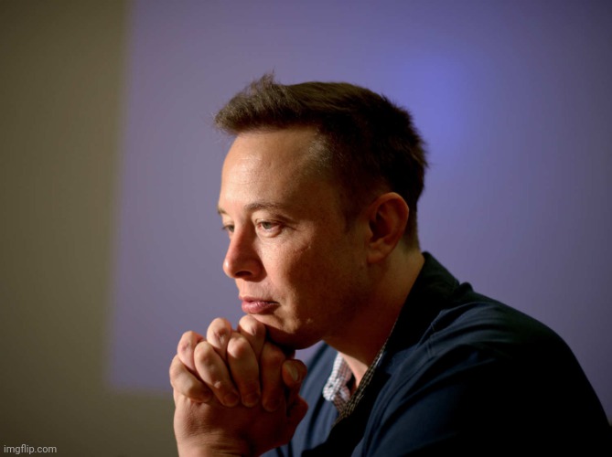 Sad Elon | image tagged in sad elon | made w/ Imgflip meme maker