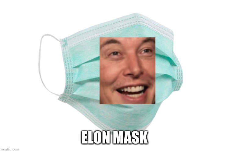 Face mask | ELON MASK | image tagged in face mask | made w/ Imgflip meme maker