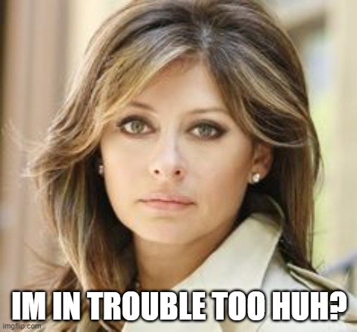 Maria Bartiromo Before & After | IM IN TROUBLE TOO HUH? | image tagged in maria bartiromo before after | made w/ Imgflip meme maker