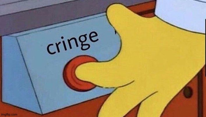 Link in the comments | image tagged in simpsons cringe | made w/ Imgflip meme maker