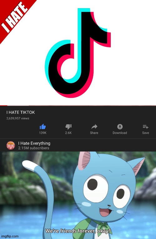 I love this guy ngl | image tagged in memes,funny,fairy tail,tiktok sucks,gifs,not really a gif | made w/ Imgflip meme maker