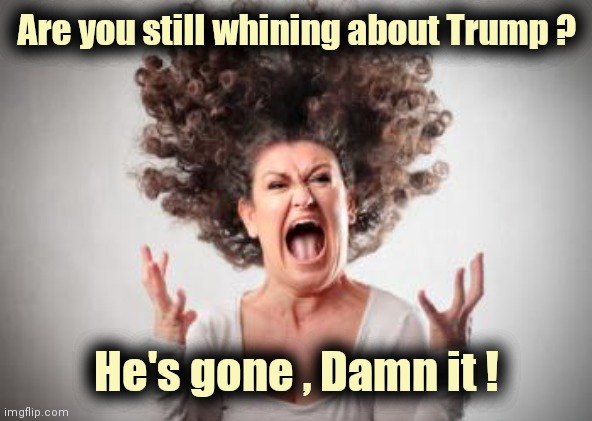 Your Mom is mad | Are you still whining about Trump ? He's gone , Damn it ! | image tagged in angry mom,trump derangement syndrome,get over it,move on,get a life | made w/ Imgflip meme maker