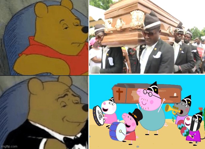 Oink | image tagged in memes,tuxedo winnie the pooh | made w/ Imgflip meme maker