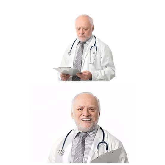 High Quality Doctor Harold Blank Meme Template