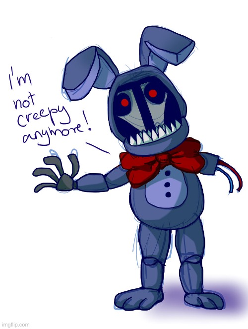 1 upvote = one cuddle from this cute boi | image tagged in bonnie,fnaf2 | made w/ Imgflip meme maker