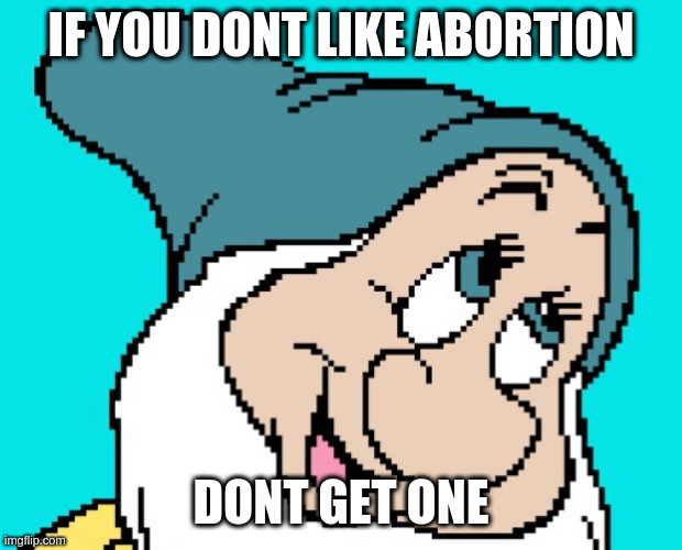 Oh go way | IF YOU DONT LIKE ABORTION DONT GET ONE | image tagged in oh go way | made w/ Imgflip meme maker
